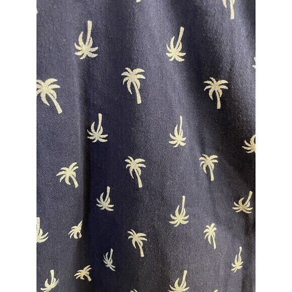 Galaxy By Harvic Navy‎ Palm Trees Men's Shorts Size 48 - Picture 3 of 4